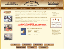 Tablet Screenshot of mainemaplesyrup-sbv.com